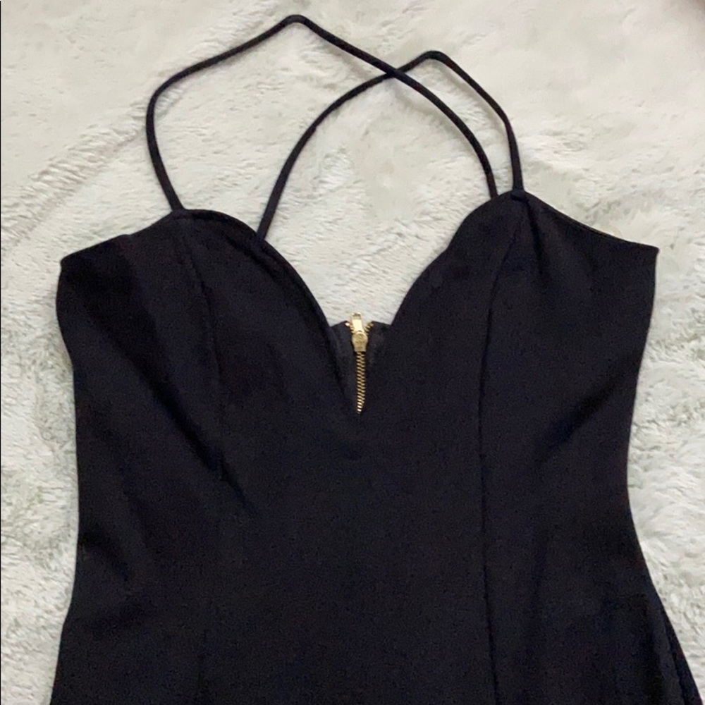 Mid Length Black Dress